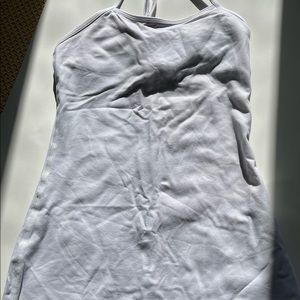 Lululemon Power Y tank top. Size 4. White